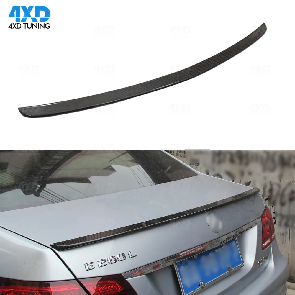 

W212 Carbon Fiber Spoiler AMG Style For Mercedes E Class E250 E63AMG Rear Trunk Spoiler Wing Sedan 2010 2012 2013 2014 2015 2016