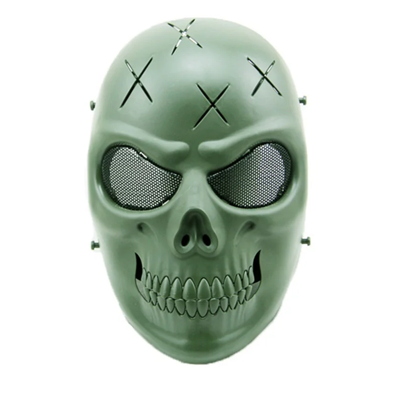 Призрак Череп приведение ужас страйкбол пейнтбольные маски тактическая полная маска для лица сетка военный Wargame страшная маска для Хэллоуина
