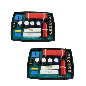 

2PCS 3 Way 220W DIY Automotive Speaker Filter Circuit Frequency Divider Home Theater Hifi Stereo Audio Crossover Filters