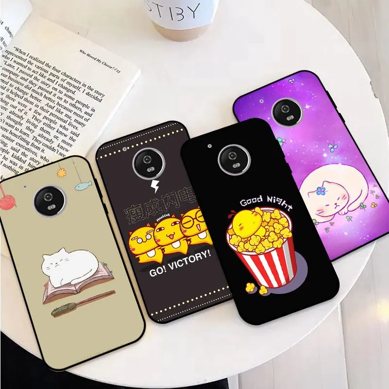 Mutouniao Белый Кот Силиконовый мягкий ТПУ чехол для Motorola Moto C E4 G5 G5S X4 Plus | Мобильные