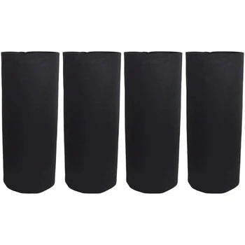 

NEW-4PCS Planting Bag Felt Planting Bag Gardening Planting Bag Garden Flower Planting Pot Beauty Planting Bag Seedling Bag