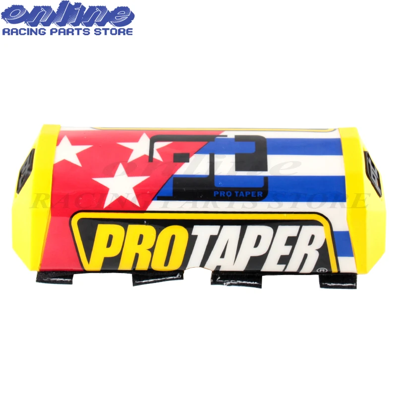 ZSDTRP Pro Taper руль колодки квадратный жир бар обманка Руль Протектор грудь 22 см/28 см яма грязи велосипед мотокросса - Цвет: yellow
