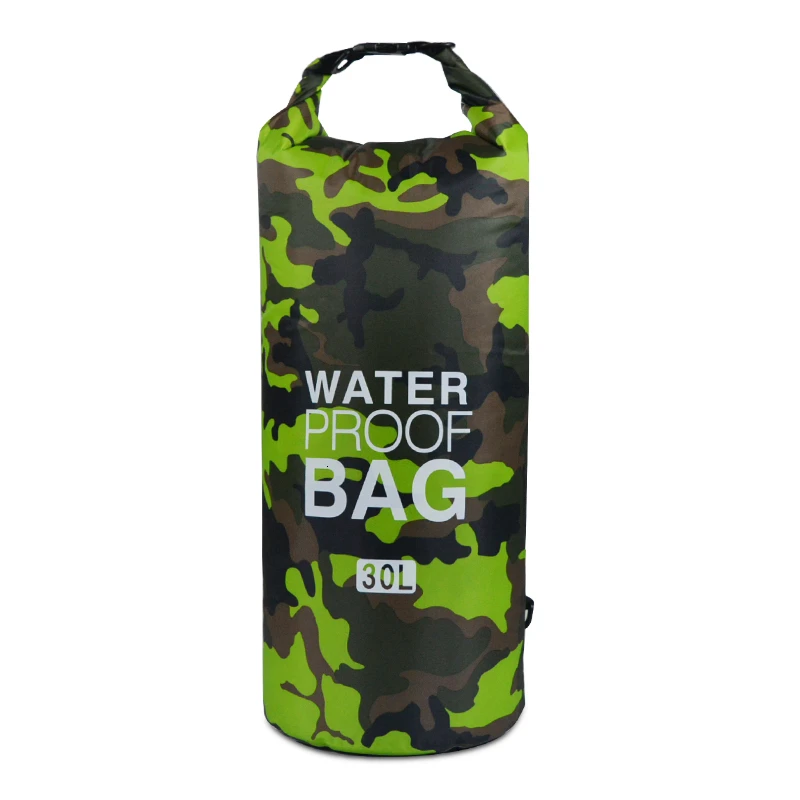 Outdoor Floating Waterproof Dry Bag 30L Roll Top Sacks Storage Bag Swimming Rafting Kayaking Sailing Canoing River Trekking Bag (17)