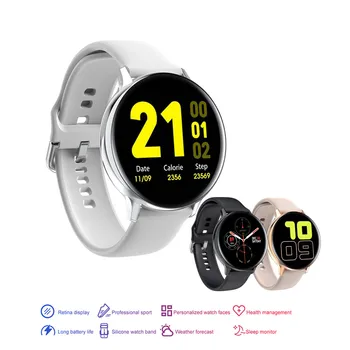 

S20 Smart Watch Men Women IP68 Waterproof Full Round Touch Screen Smartwatch ECG Heart Rate Blood Pressure for Android IOS Phone
