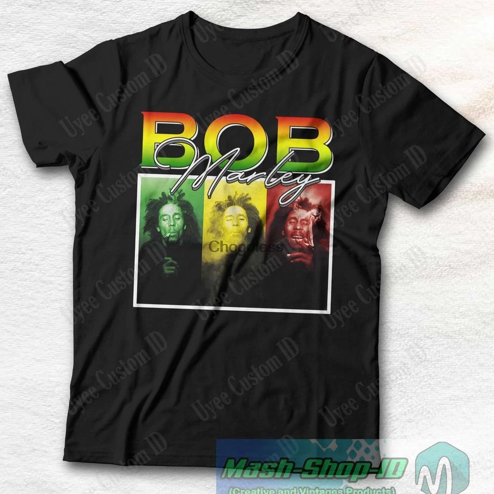 Футболка BOb reggae футболка в стиле регги Винтажная подарок на день рождения