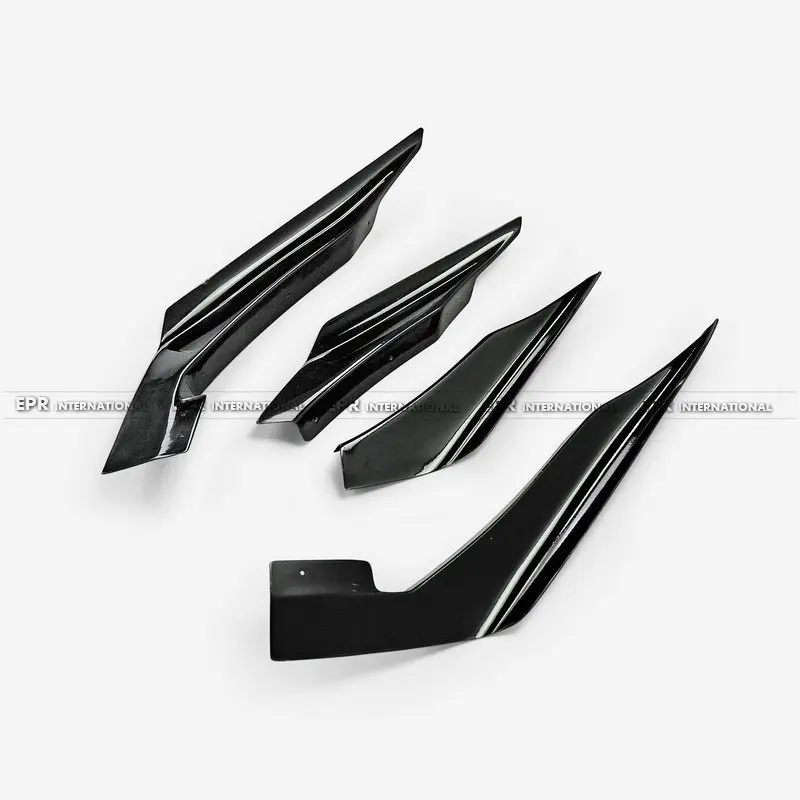FRP Canard отделка для Evolution 10 VRSV2 широкий стиль двойной Hyper glass Fiber Canard 4 шт. Комплект кузова тюнинг для EVO10 гоночная часть