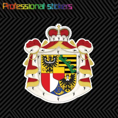 

Liechtensteiner Coat of Arms Sticker Decal Vinyl Liechtenstein Flag LIE LI Stickers for Cars, Bicycles, Laptops, Motos