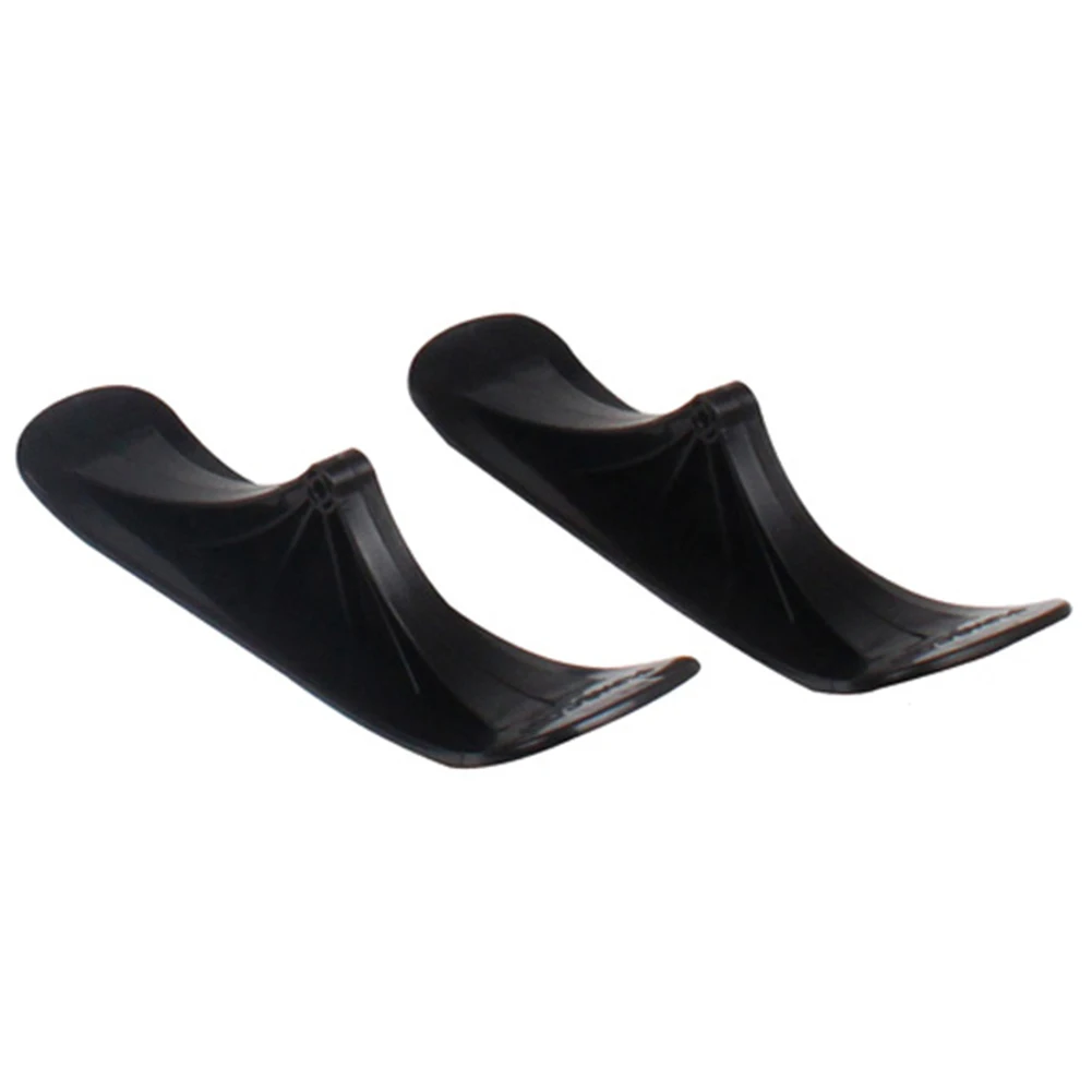 

2PCS Direct Fit Ski Board 2 In 1 Scooter Parts Universal Replacement Sled Durable Practical Outdoor Black Winter With Attachment