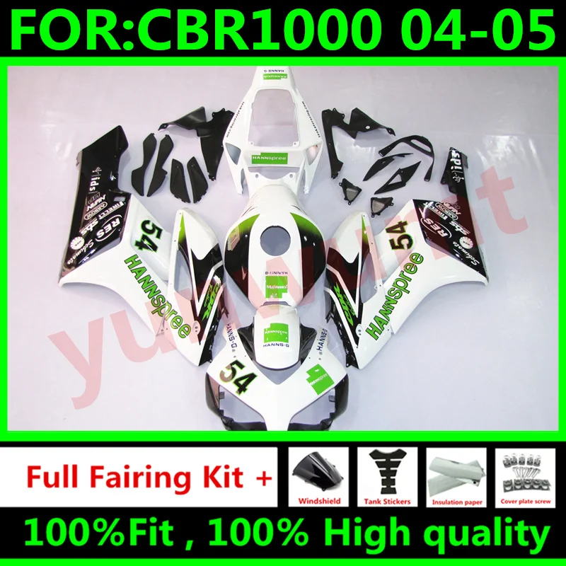Новый комплект обтекателей для литья под давлением ABS мотоциклов Honda CBR1000RR 2004 2005
