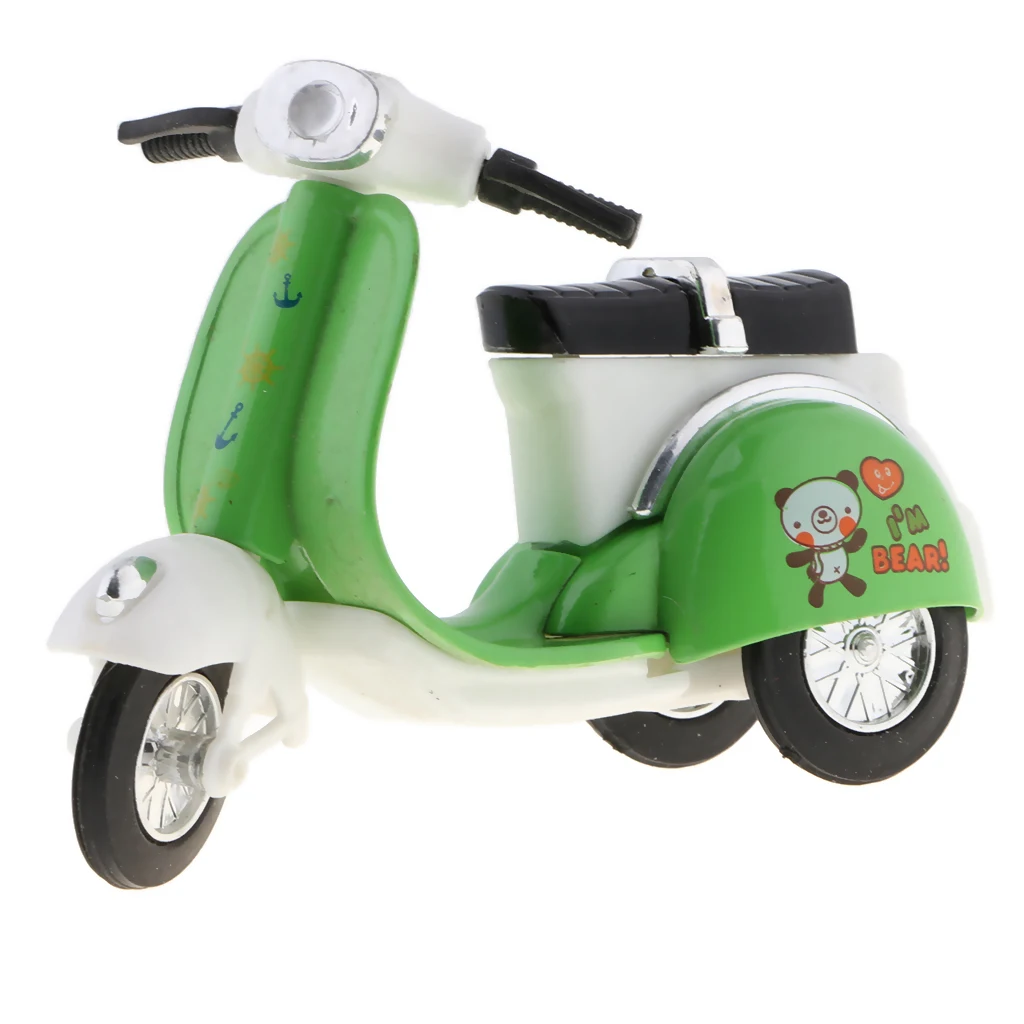 1:18 Scale Mini Alloy Friction Powered Pull Back Motorcycle Diecast Vehicles Motorbike Car Kids Children Toy Gifts