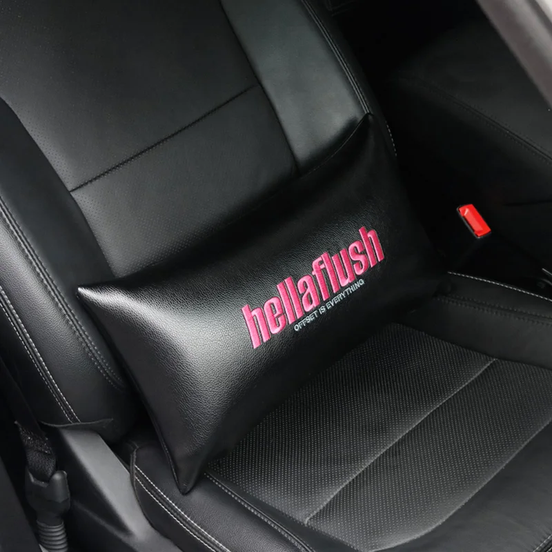 Noizzy розовый Hellaflush Автомобильная поясная подушка авто сиденье поддержка для сиденья ремень плечевой коврик подушка для шеи Поясничный комфорт облегчение боли для Wo