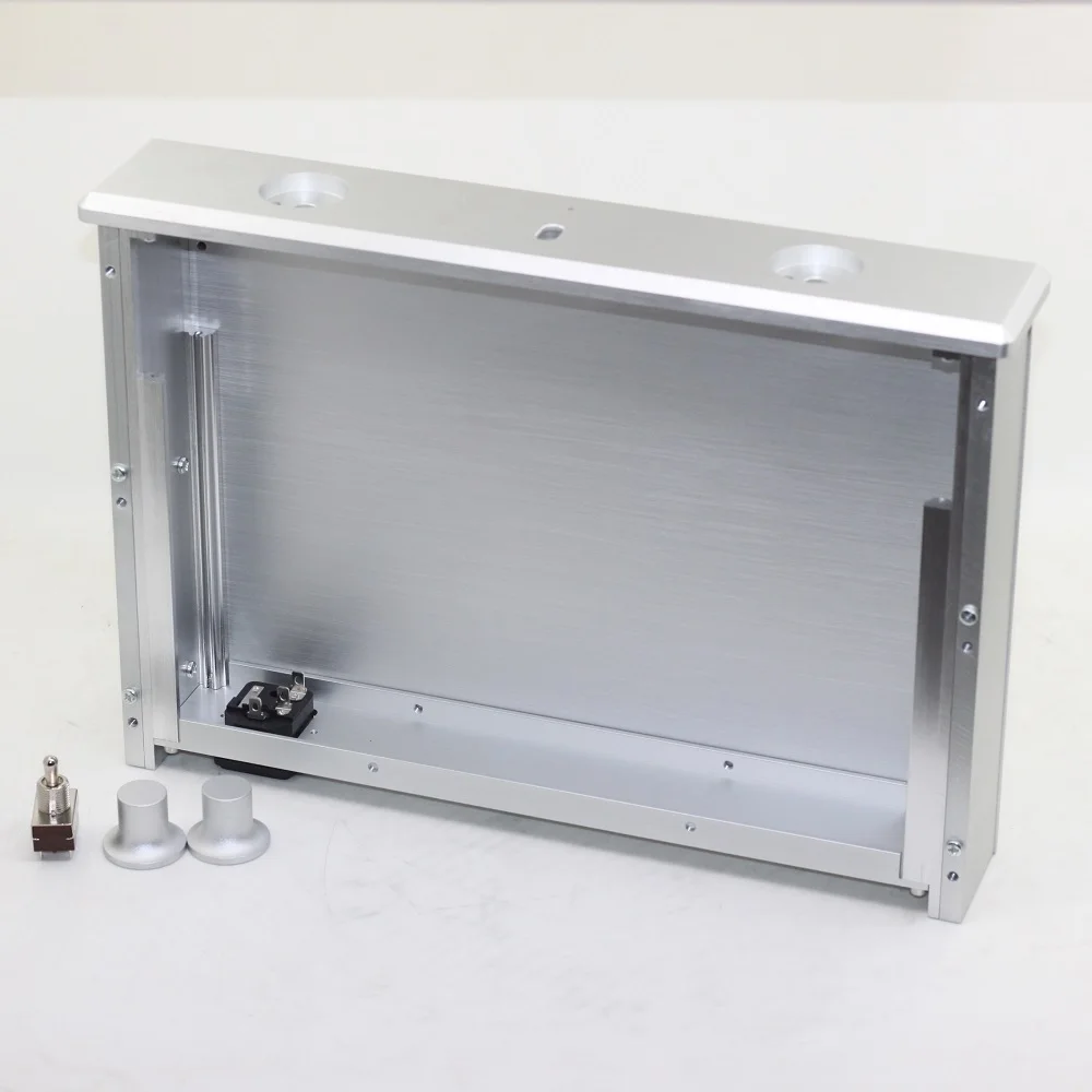 DAC Amplifier Case Aluminum DIY Power Amplifier Supply Chassis Power Supply BZ3306 Decoder Hifi Enclosure Size W330 H61.5 L228