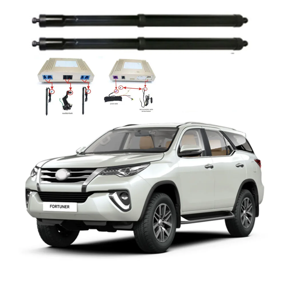 

New Electric tailgate refitted for Toyota Fortuner 2009 -2020 Tail box intelligent electric tail door Power tailgate lift Lock