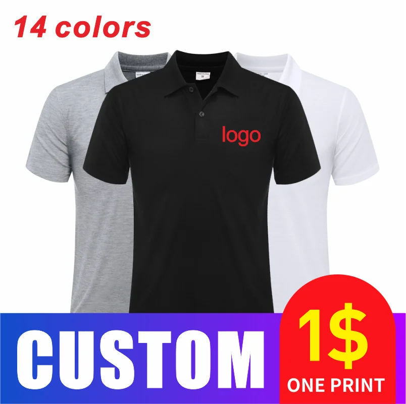 Short Sleeve Polo Shirt Embroidery 