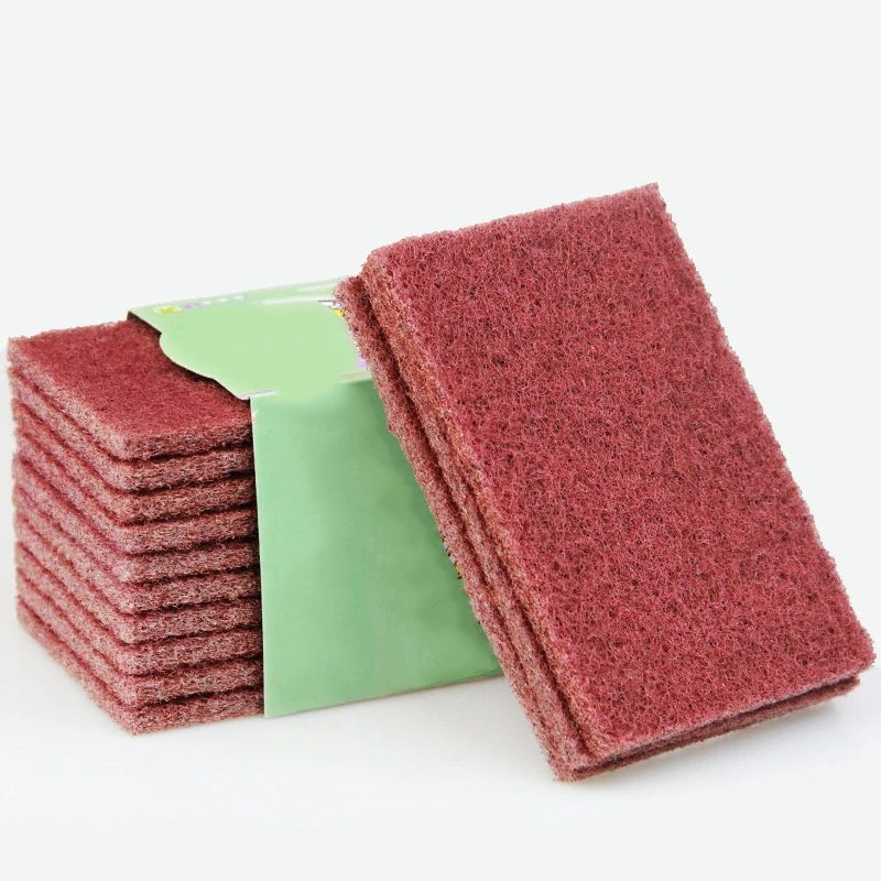 Cleaning Scouring Pads Cleaning Cloth Nylon Emery Scrubbers Pad Dish Scrubber Household Scrub Pads for Kitchen Stove Top Cleaner - Цвет: 5