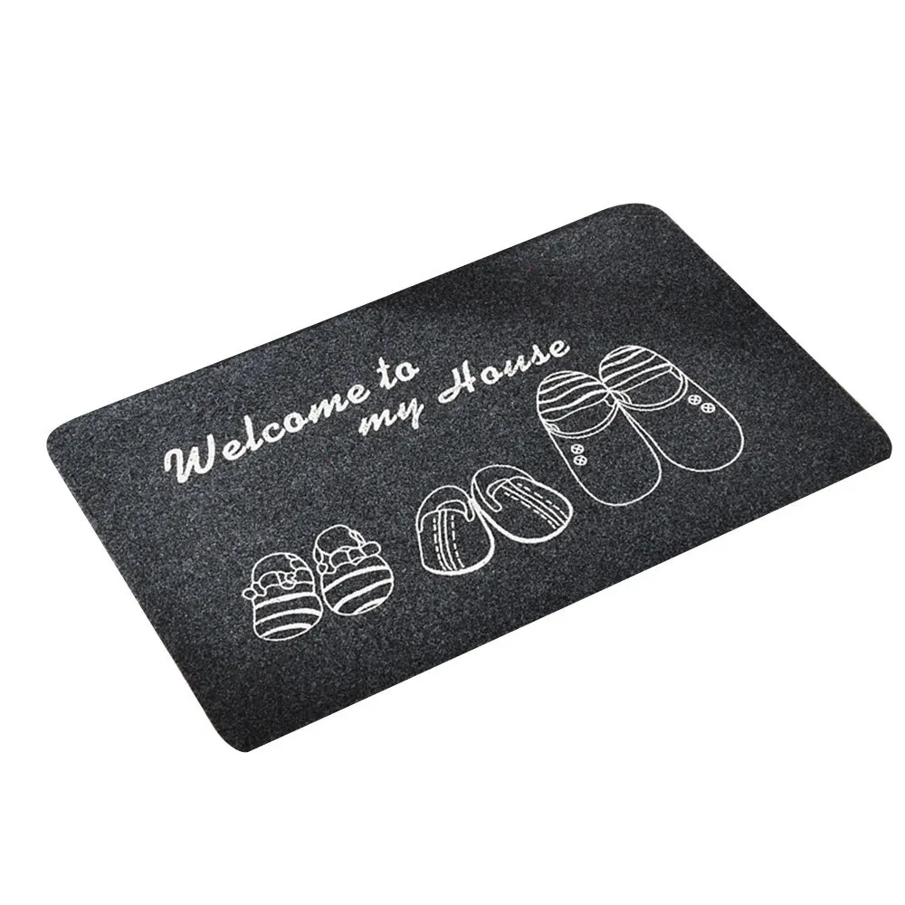 40x60 см Противоскользящий коврик для входной двери передние двери ноги пол коврики абсорбирующий коврик для ванной комнаты машинная стирка