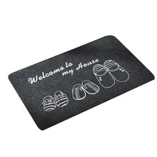 40x60 см Противоскользящий коврик для входной двери передние двери ноги пол коврики абсорбирующий коврик для ванной комнаты машинная стирка