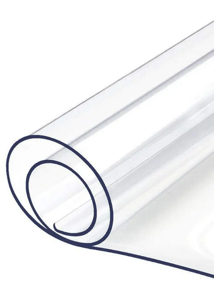 Waterproof PVC Tablecloth Table Cloth Transparent Table Cover Mat Kitchen Pattern Oil Cloth Glass Soft Cloth Tablecloth For Xmas
