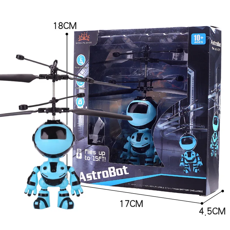 

Intelligent Early Education Remote Control Robot Puzzle Boy Children's Toy Gesture Induction USB Charging RC Helicopters