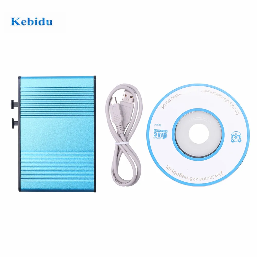 Звуковая карта Kebidu USB 2 0 6 канальная оптическая внешняя звуковая 5 1 контроллер SPDIF