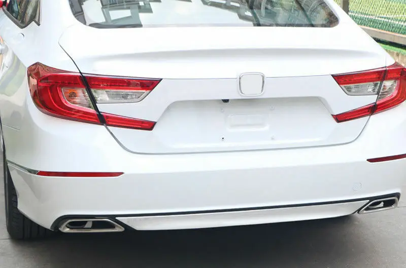 Хромированный задний бампер нижний протектор порога Накладка 1 шт. для Honda Accord