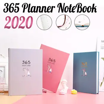 

2020 Year Book Cute Stationery Notebook 365 Planner Daily Diary Planner Notebooks Journals Business Office School Supplies