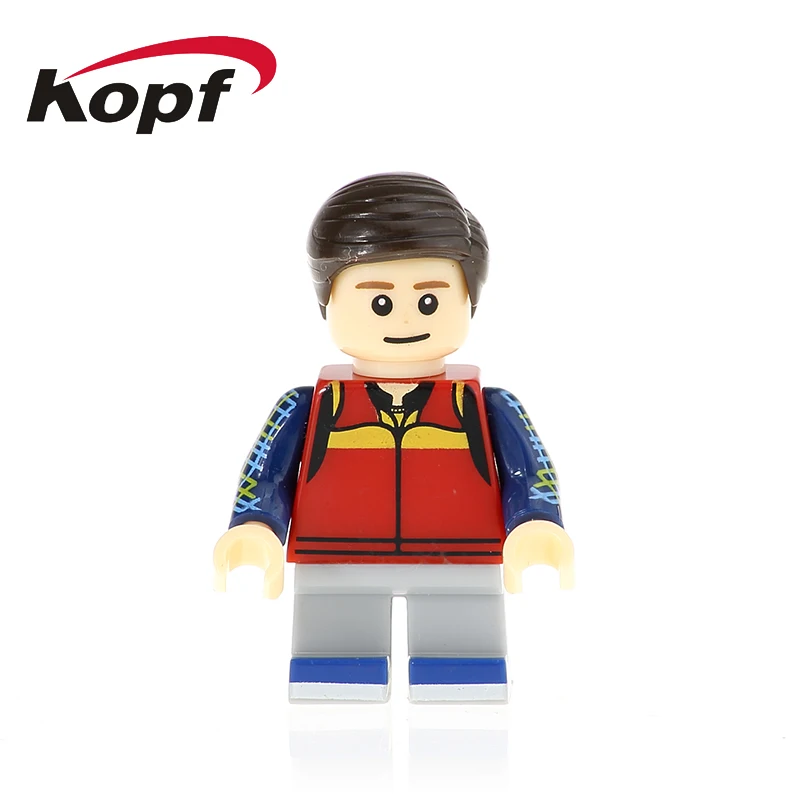 CY1001 одна строительные блоки странная вещь фигурки Demogorgon Eleven Mike Hopper Дастин WillBricks детские игрушки - Цвет: KF410 Without Box