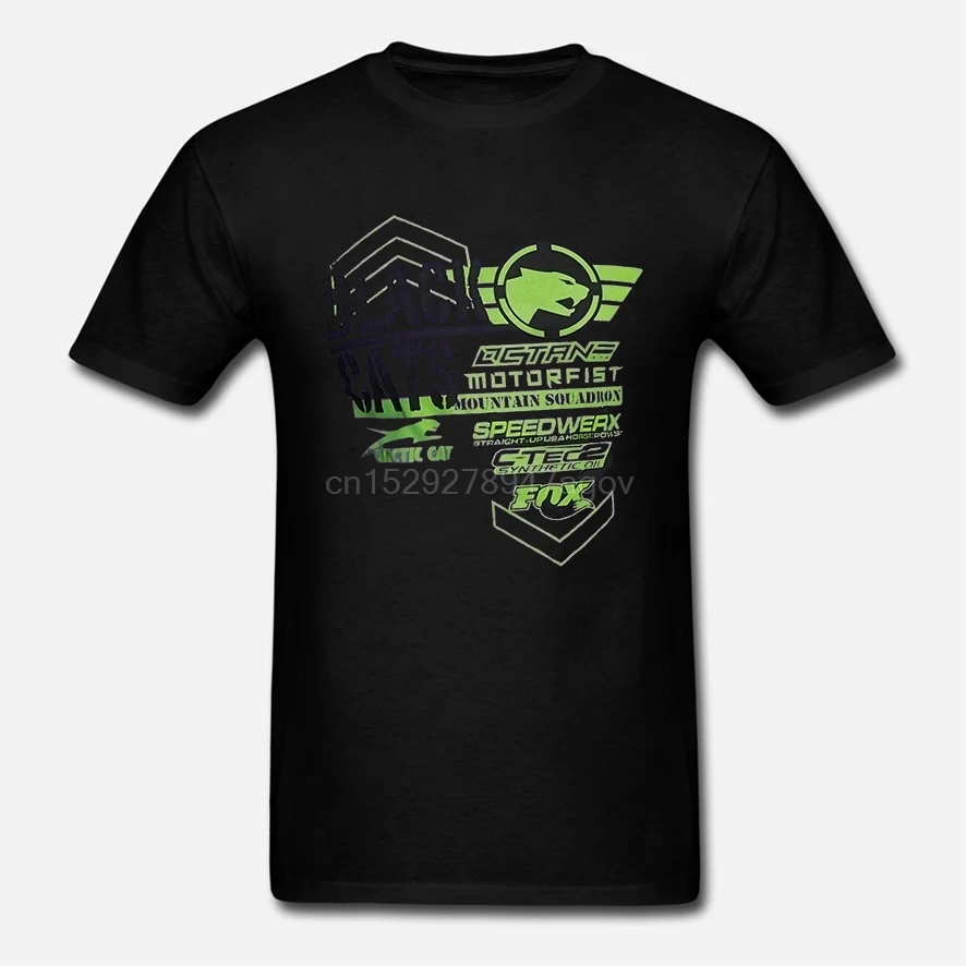 Arctic Cat Men's Black Cats Sponsor 