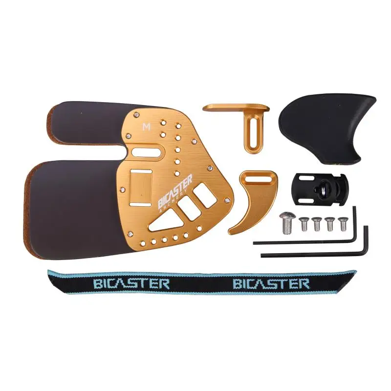 Стрельба из лука Bicaster защитная накладка натуральной кожи + алюминий S/M/L для