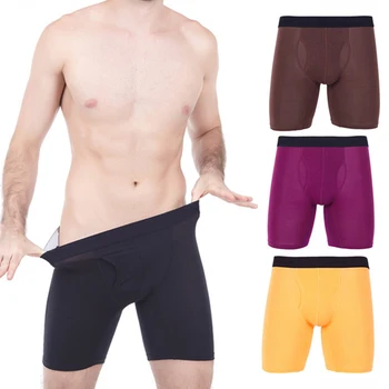 

M-5XL Cotton long boxershorts men underwear boxer hombre Sports comfortable breathable five-point underwear men boxers cotton