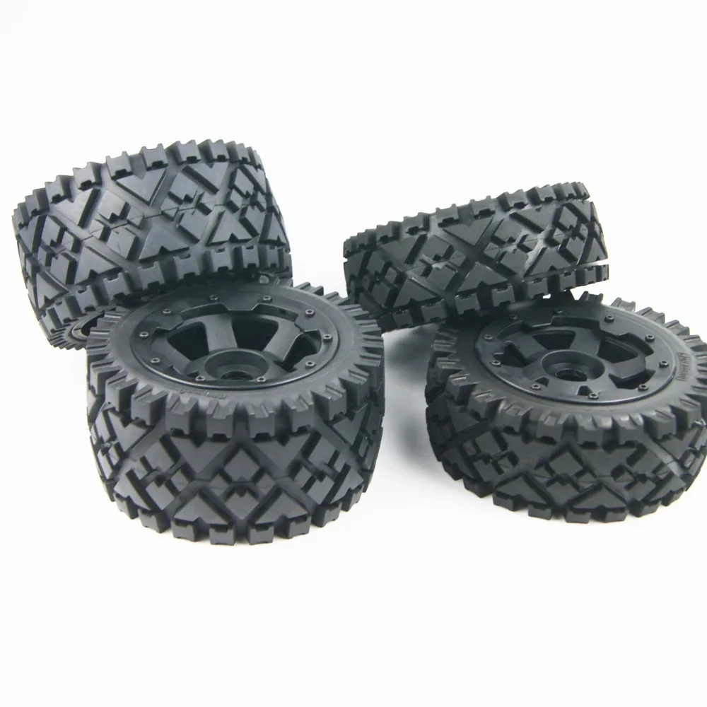 Raflot 4PCS 1.9” RC Crawler Tires – Soft Rubber Tires With Foam Inserts, Fits SCX10 TRX4 Redcat Gen8 1/10 Scale