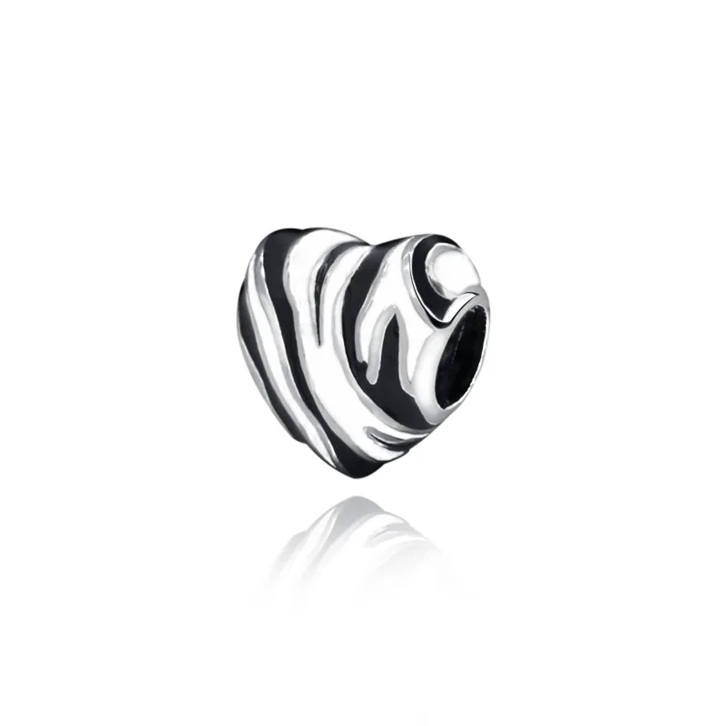

New Arrival 100% 925 Sterling Silver Beads, Wild Stripes Charms fit Original Pandora Bracelets Women DIY Jewelry