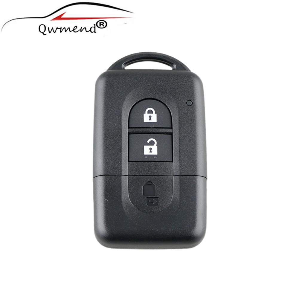 

QWMEND 2019 NEW replacement remote key fob smart case for NISSAN QASHQAI X-TRAIL MICRA NOTE PATHFINDER car key shell case