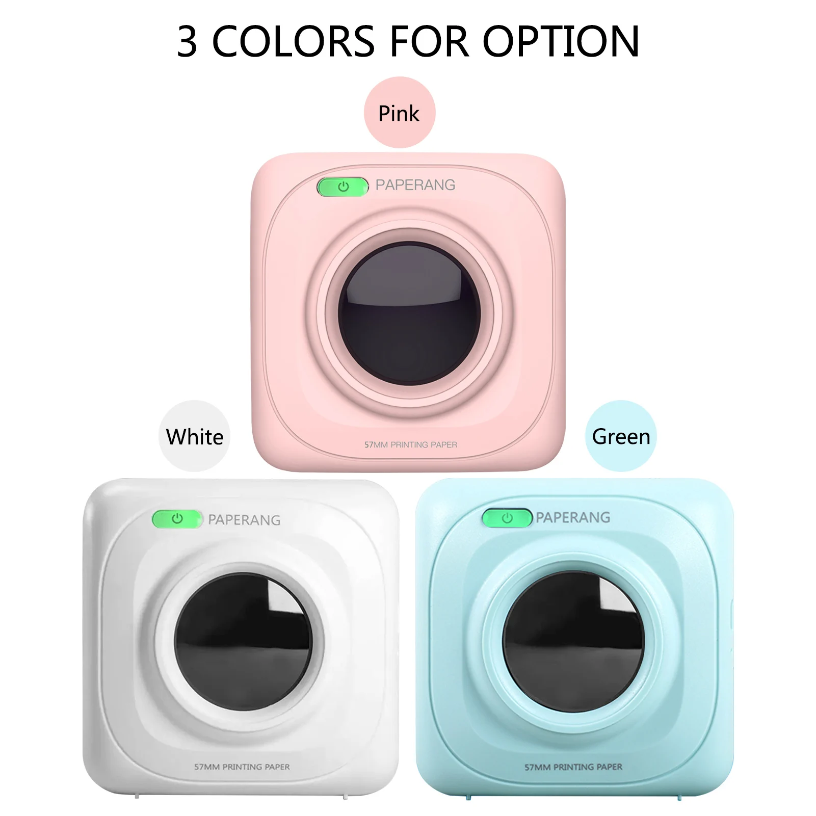 peripage printer Original Xiaomi PAPERANG P1 Pocket Mini Photo Printer 200dpi BT4.0 Phone Connection Wireless Portable Thermal Printer Clearly mini photo printer canon