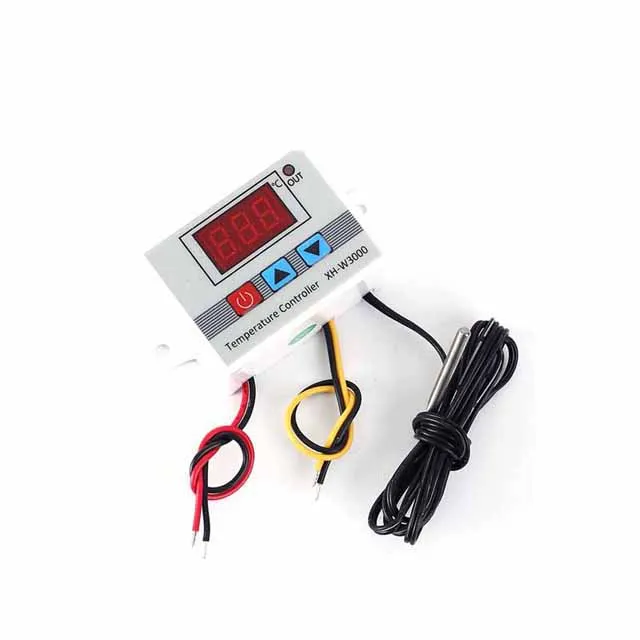 

A23-- DC 12V 120W Digital Thermostat Temperature Controller -30-220C Thermometer Alarm Temp Regulator NTC Sensor