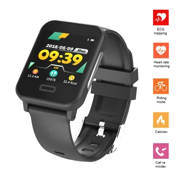 

Fitness Tracker Watch E33 Wristband ECG Blood Pressure Monitoring Pedometer Smart band Fitness Bracelet SmartBand