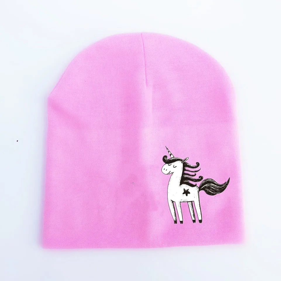 brand baby cap unicorn animal children's Autumn Baby girl Hat Boy Cap Kids cotton Beanie bonnet Children for boy toddler hat