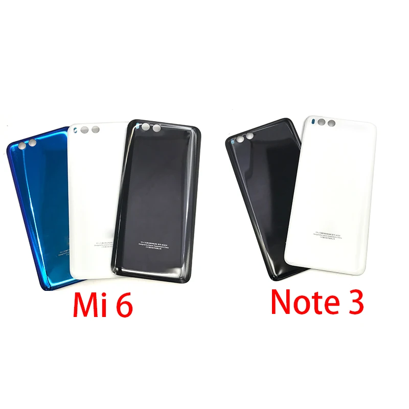 Новая задняя крышка батарейного отсека стекла для Xiaomi Mi 6 Mi6 Примечание 3 Note3