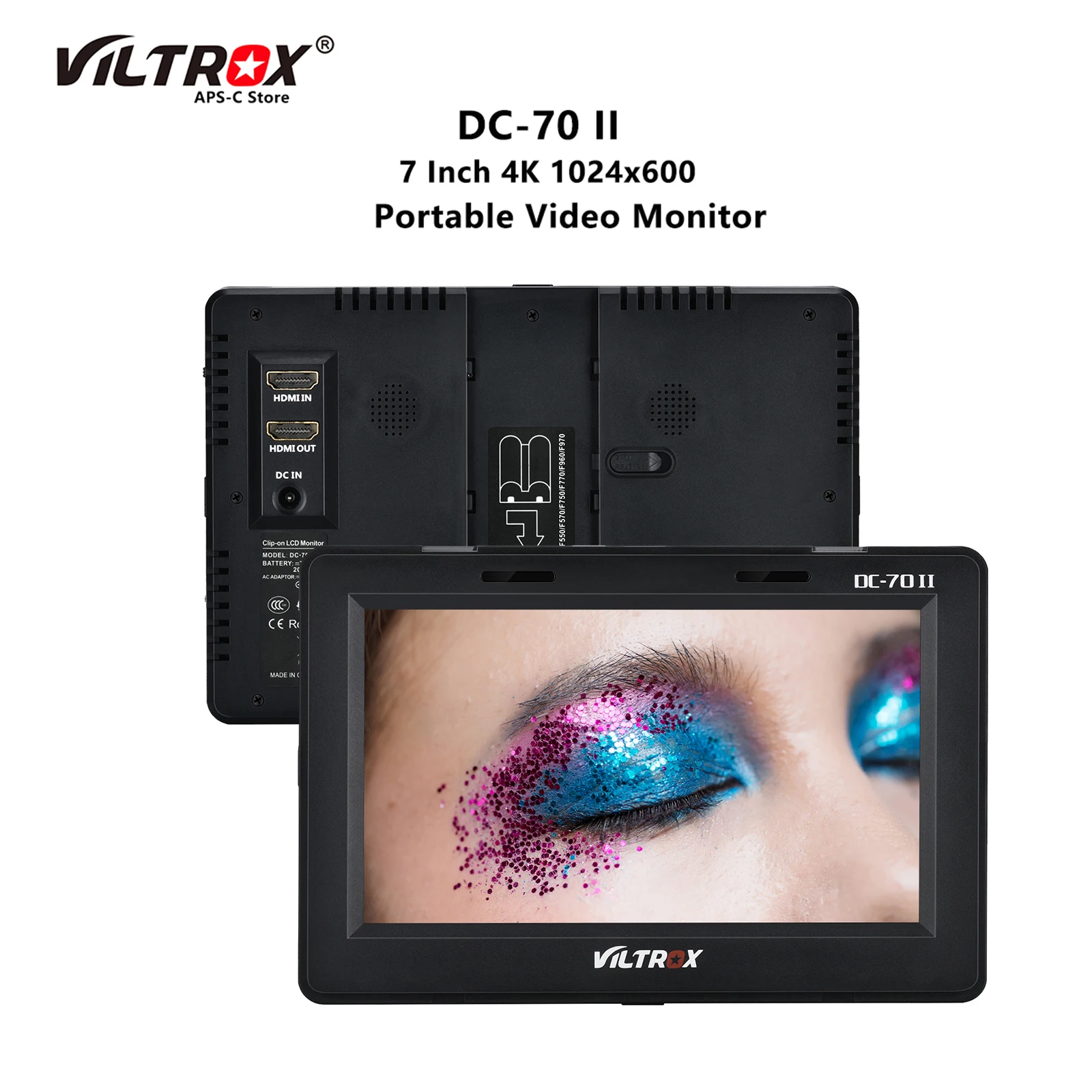 Портативный видеомонитор Viltrox DC-70 II 7-дюймовый портативный монитор для цифровой