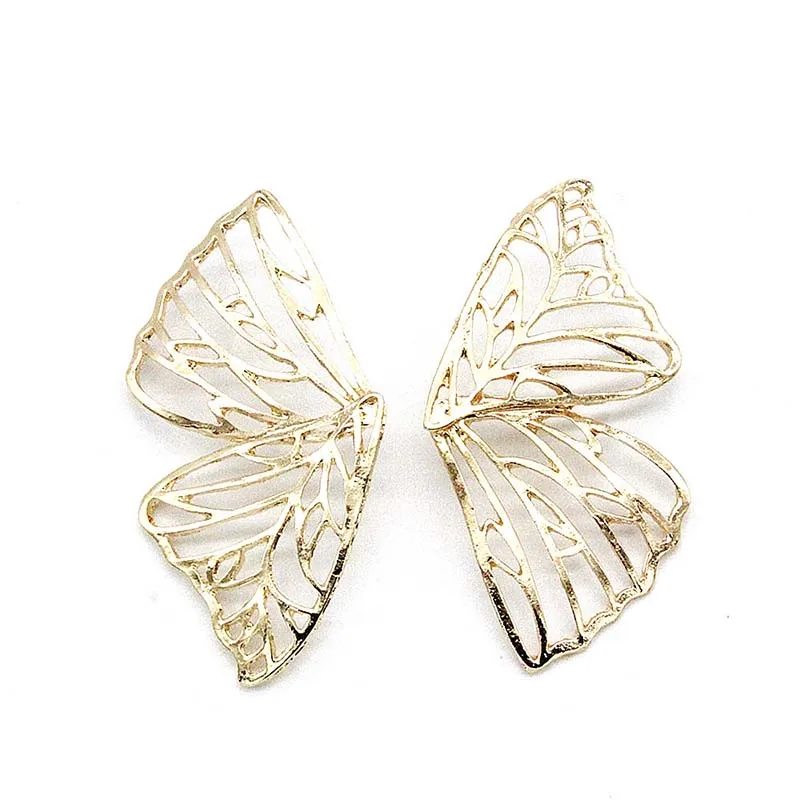 Ушные Кольца зажимы бабочки минималистичные украшения женские серьги модные