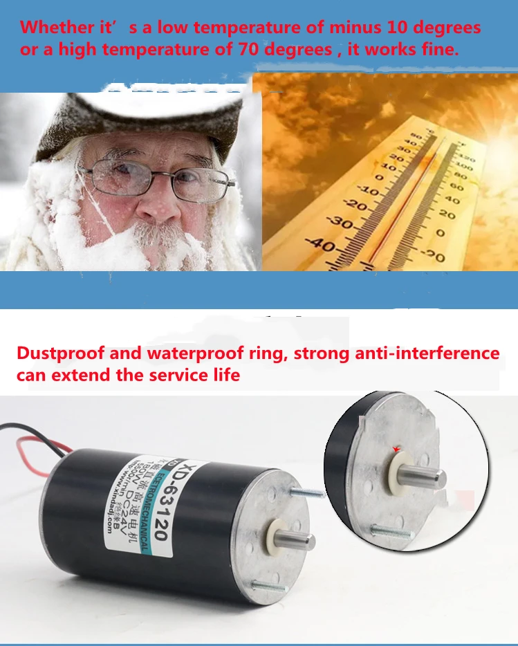 12v2000rpm 24v4000rpm dc motor 180w de alta