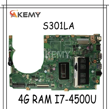 

S301LA Laptop motherboard for ASUS S301LA S301L S301 Q301LA Q301L Test original mainboard 4G RAM I7-4500U