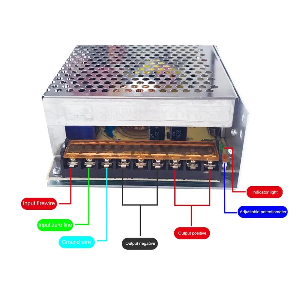 

DC12V 20A 250W Lighting Transformers LED Driver Power Adapter For LED Strip Light Switch Power Supply LED Driver