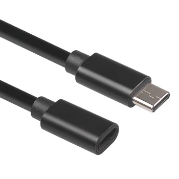

Multi-functional Type-C Male to Female Extension Cable Practical Durable 480Mbps USB C Power Supply Charging Wire