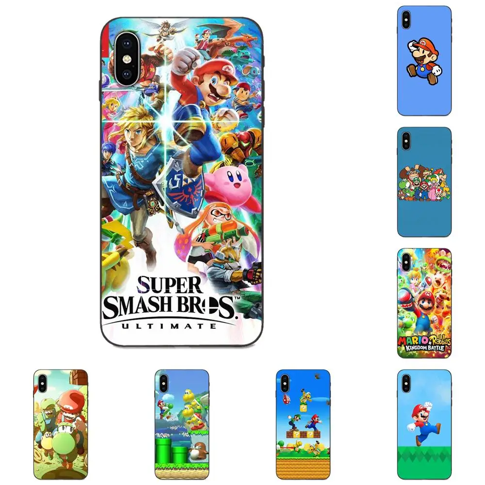 Забавные Супер Марио Bros Mushrooms &quotдля Galaxy C5 C7 J1 J2 J3 J330 J5 J6 J7 J730 M20 M30 Ace Core Max Мини плюс