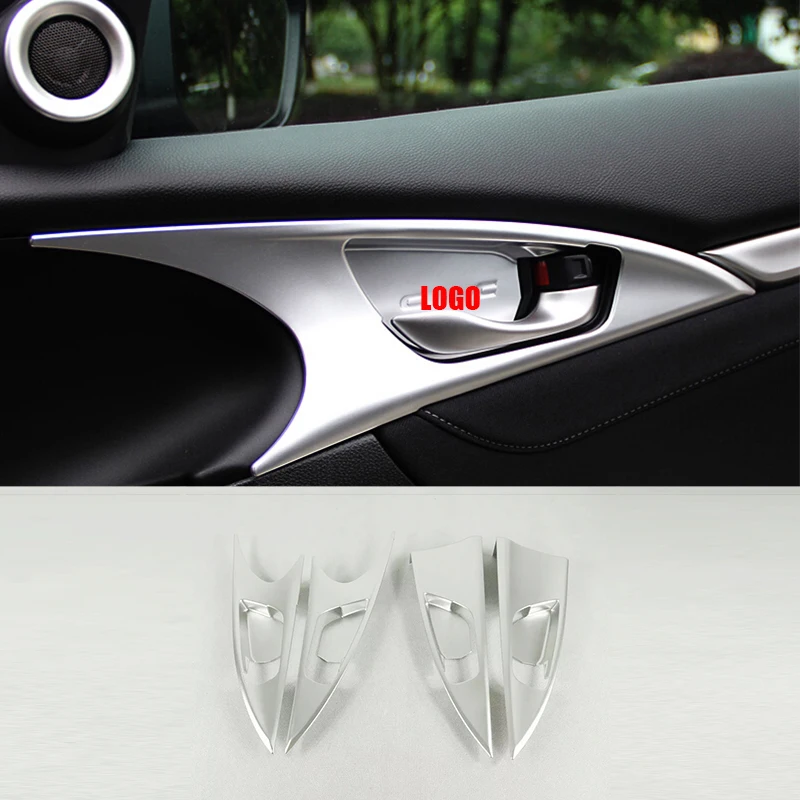 ABS матовая/углеродное волокно для Honda Civic 10th Автомобильная внутренняя дверная чаша защитная рамка накладка наклейка автомобильные аксессуары 4S
