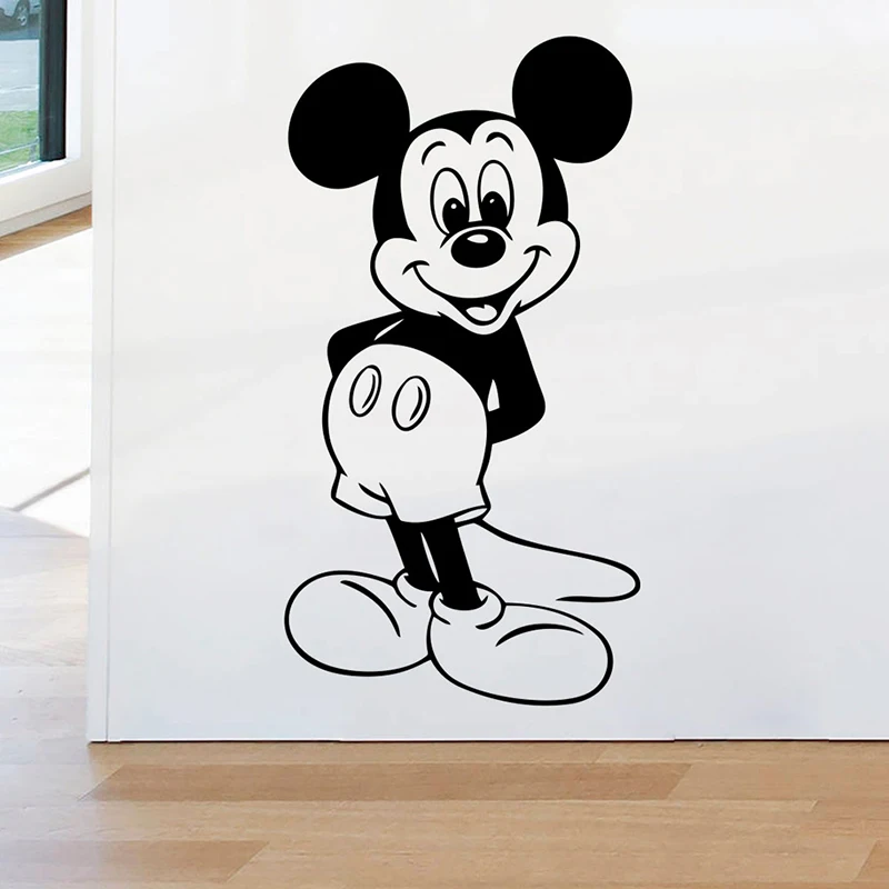 Disney Cartoon Mickey Mouse Minnie Wall Sticker Wall Decals Vinyl Stickers For Children Rooms Kids Rooms Decoration Accessories Disney Cartoon Mickey Mouse Minnie Wall Sticker Wall Decals Vinyl Stickers For Children Rooms Kids Rooms Decoration Accessories