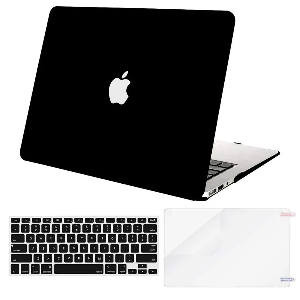 Black MOSISO ноутбук матовая поверхность чехол для ноутбука Macbook Air 13 Pro 13 retina A1502 выпуск 2013 Тетрадь заменить для переноски Чехол - Цвет: Black