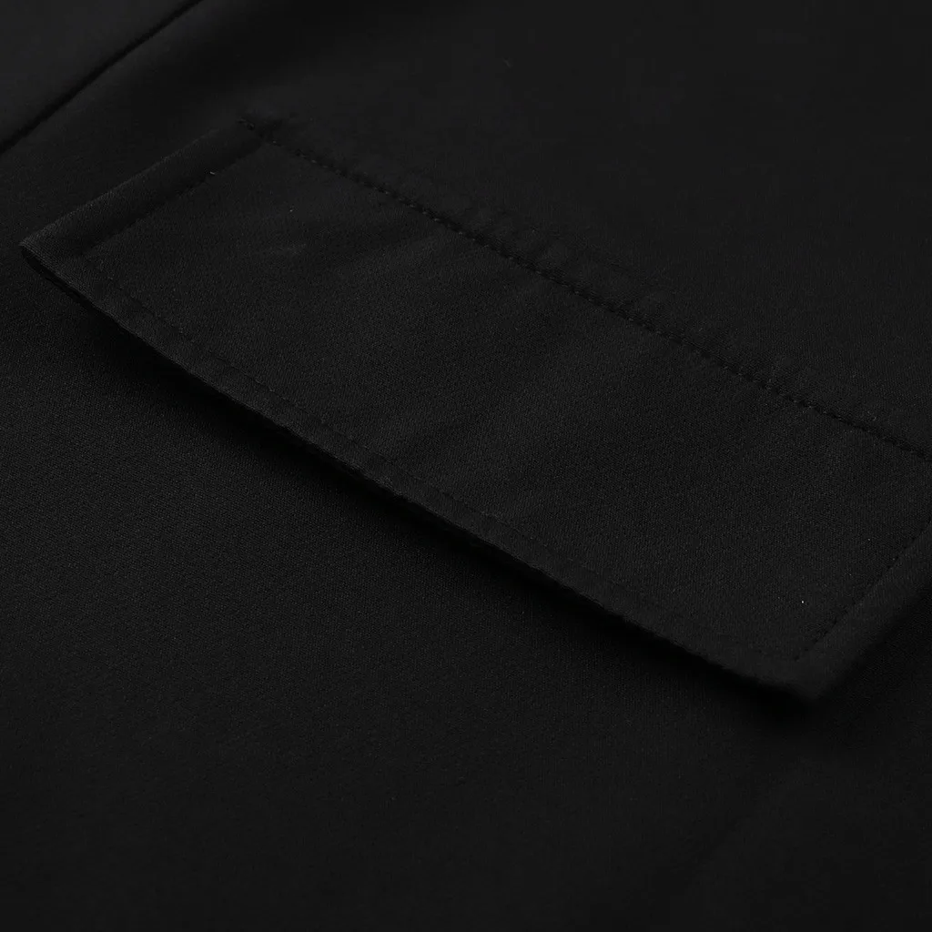 Женский блейзер длинный рукав Однотонный женский пиджак женский Блейзер черный с карманом осенняя одежда# Zer