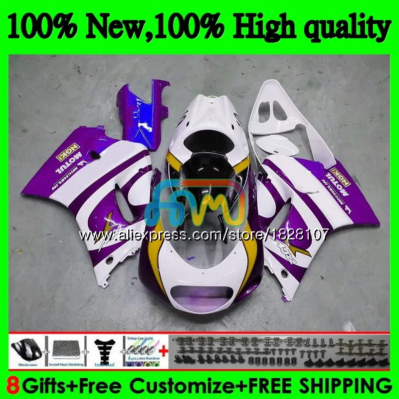 Корпус для SUZUKI RGVT250 SAPC RGV-250 VJ23 95 96 97 98 67BS. 139 RGV 250 VJ22 VJ 23 RGV250 фиолетовые распродажа 1995 1996 1997 1998 обтекатель